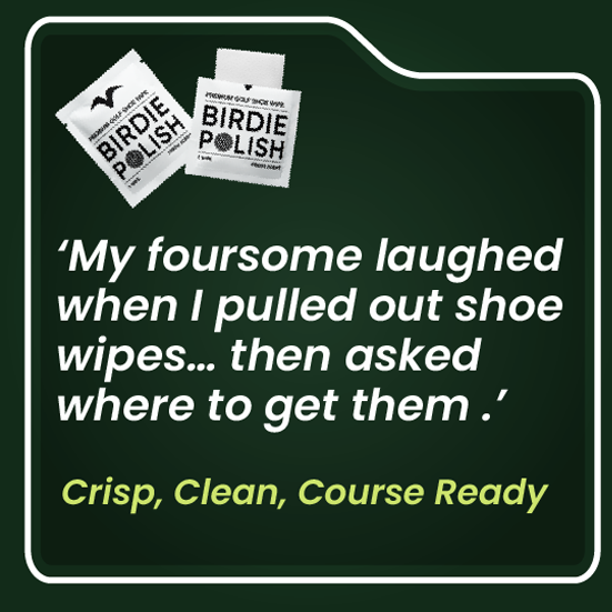 Birdie Polish Premium Golf Shoe Cleaning Wipes