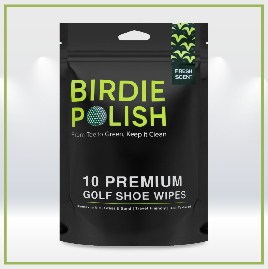 Birdie Polish Premium Golf Shoe Cleaning Wipes (10-Pack) image 1