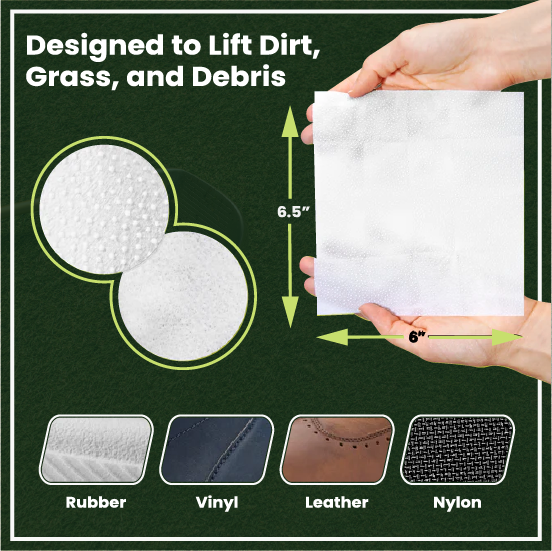 Birdie Polish Premium Golf Shoe Cleaning Wipes